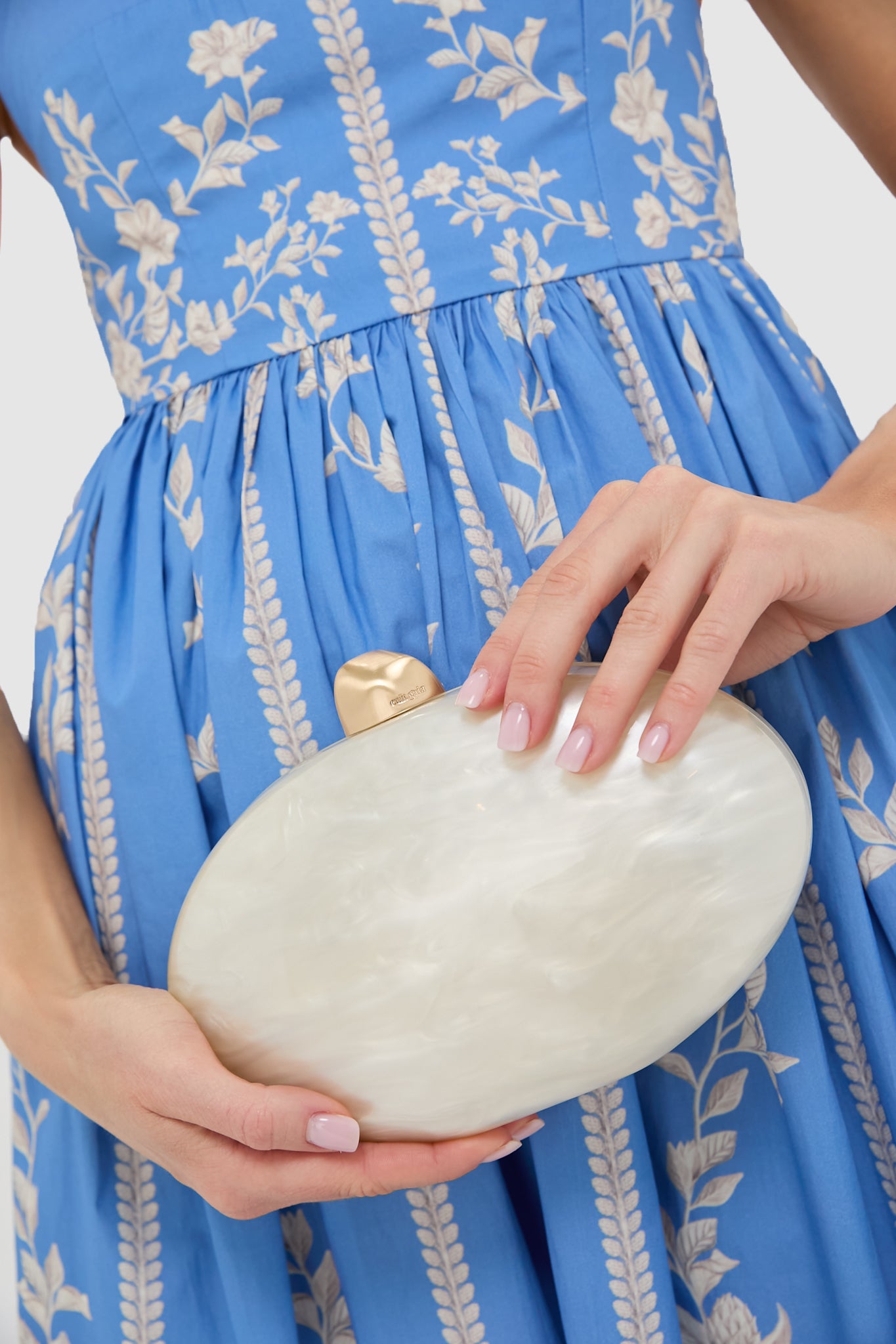 Ivory Eviana Clutch
