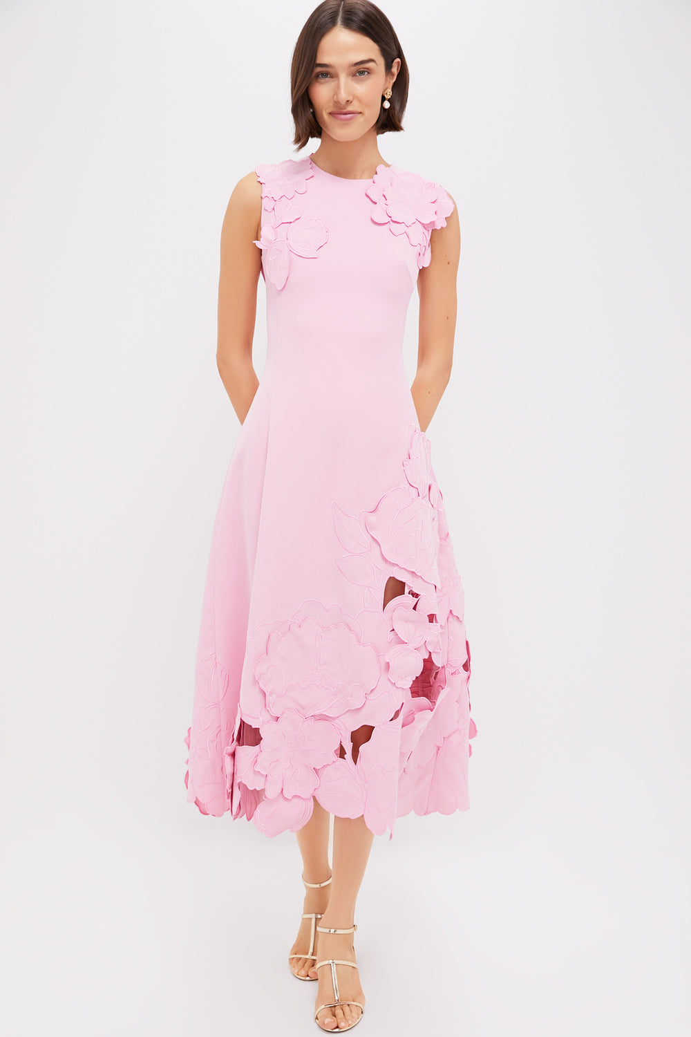 knee length dresses for ladies LEO LIN