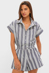 Antique Navy Stripe Cyrene Jumpsuit