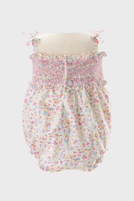 Floral Smocked Bubble