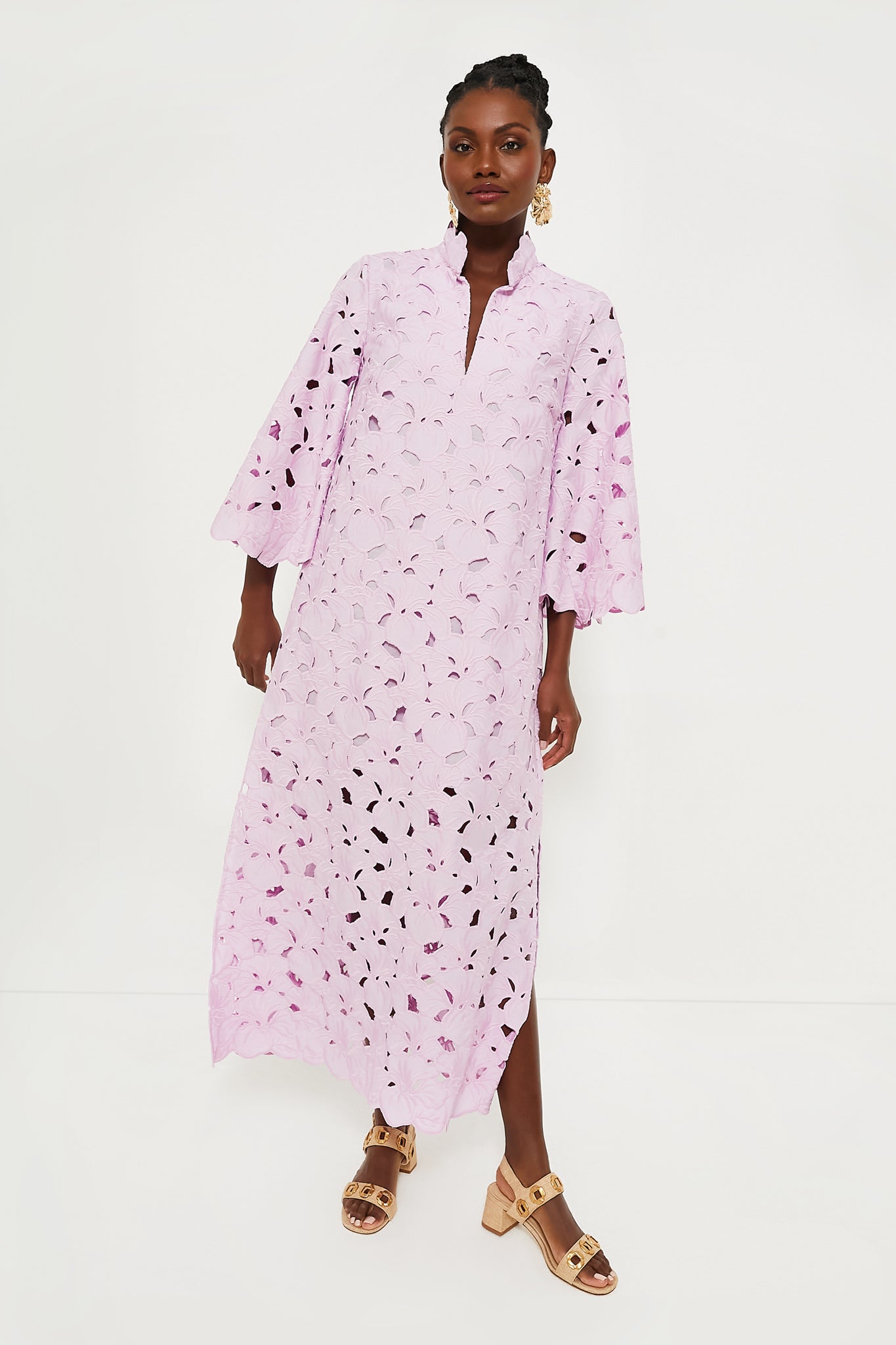 Lilac Floral Lace Clarice Dress | Tuckernuck