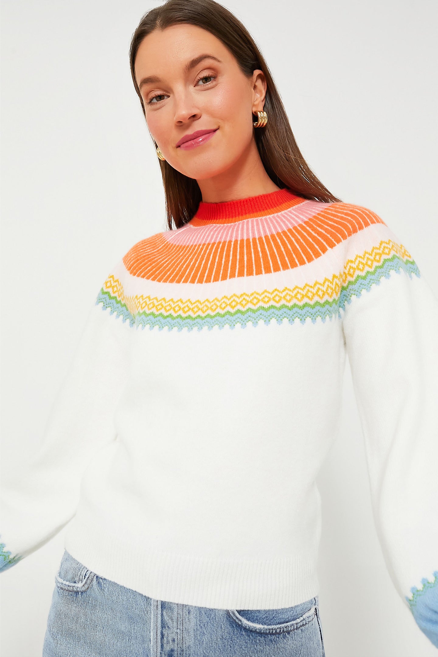 Pastel Color Block Sweater Hyacinth House