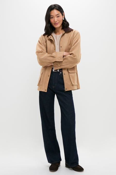 Vegan Suede Barnaby Barn Jacket