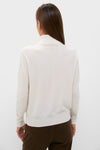 Ivory Cashmere Turtleneck Sweater