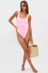 Bubblegum Square Neck One Piece