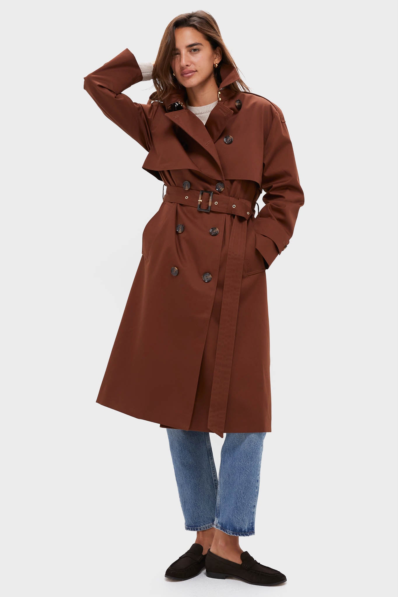 Vicuna Aoife Trench Showerproof Jacket | Barbour