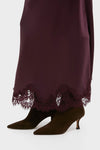 Winetasting Satin Mischa Slip Skirt