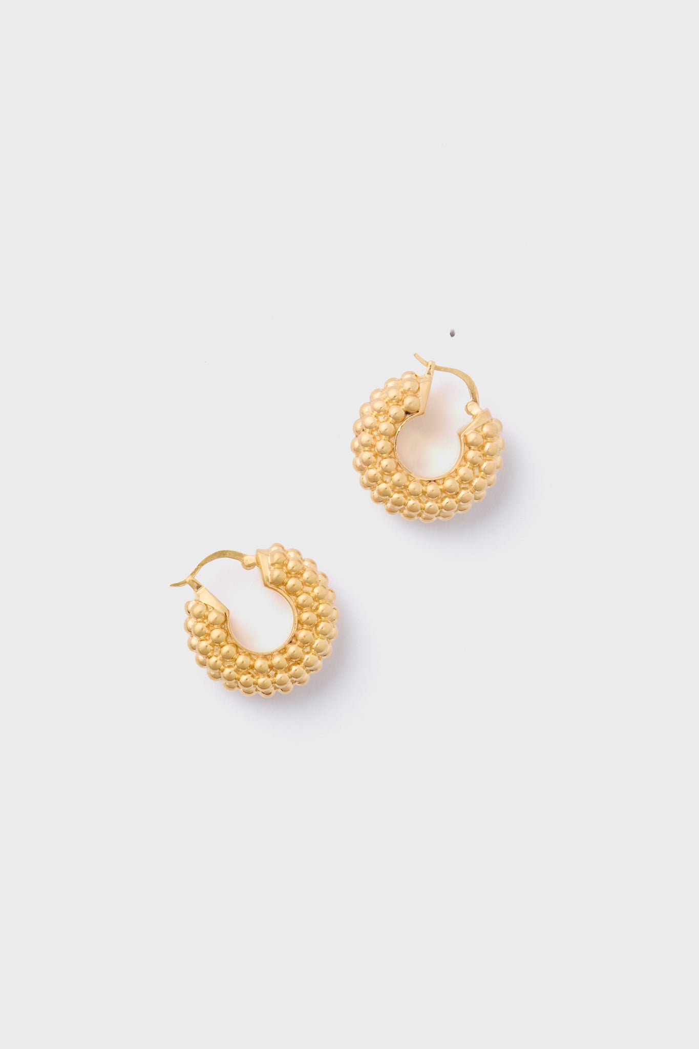 Gold Baya Medium Hoop Earrings