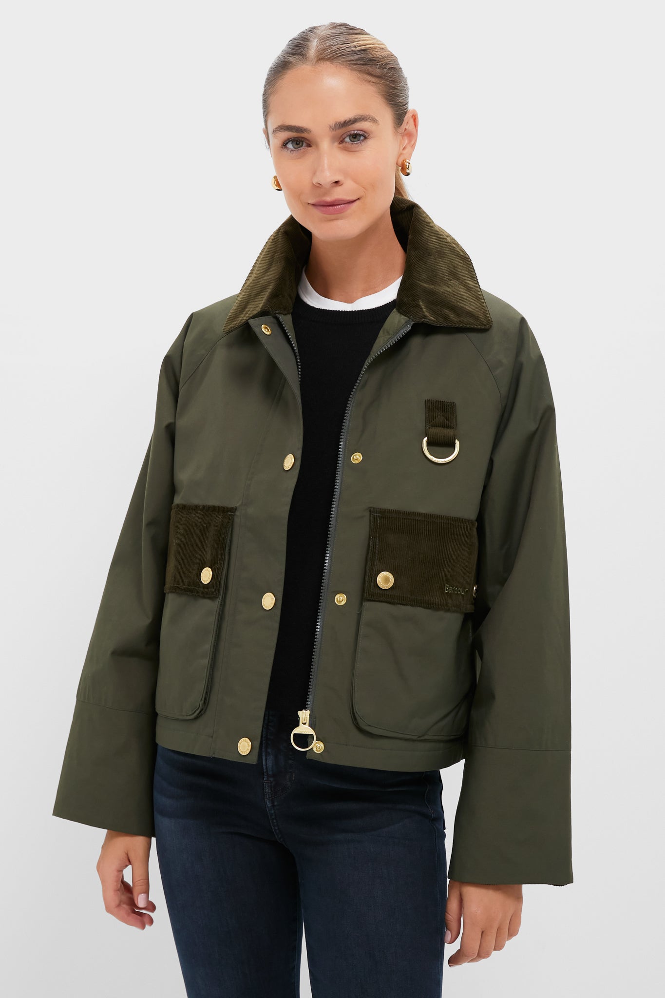 Olive Phoebe Casual Jacket | Barbour