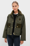 Olive Phoebe Casual Jacket