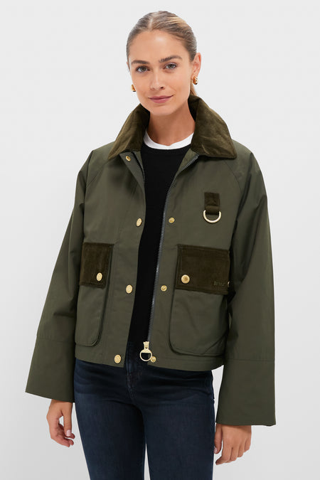 Olive Phoebe Casual Jacket
