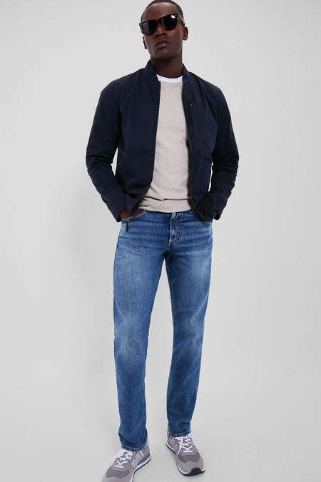 Blue Black Dry Wax Bomber