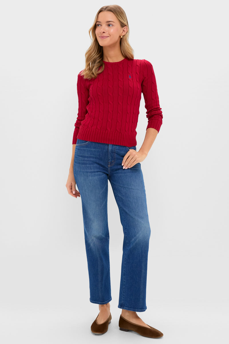 Sweet Tomato Julianna Cotton Crewneck Sweater