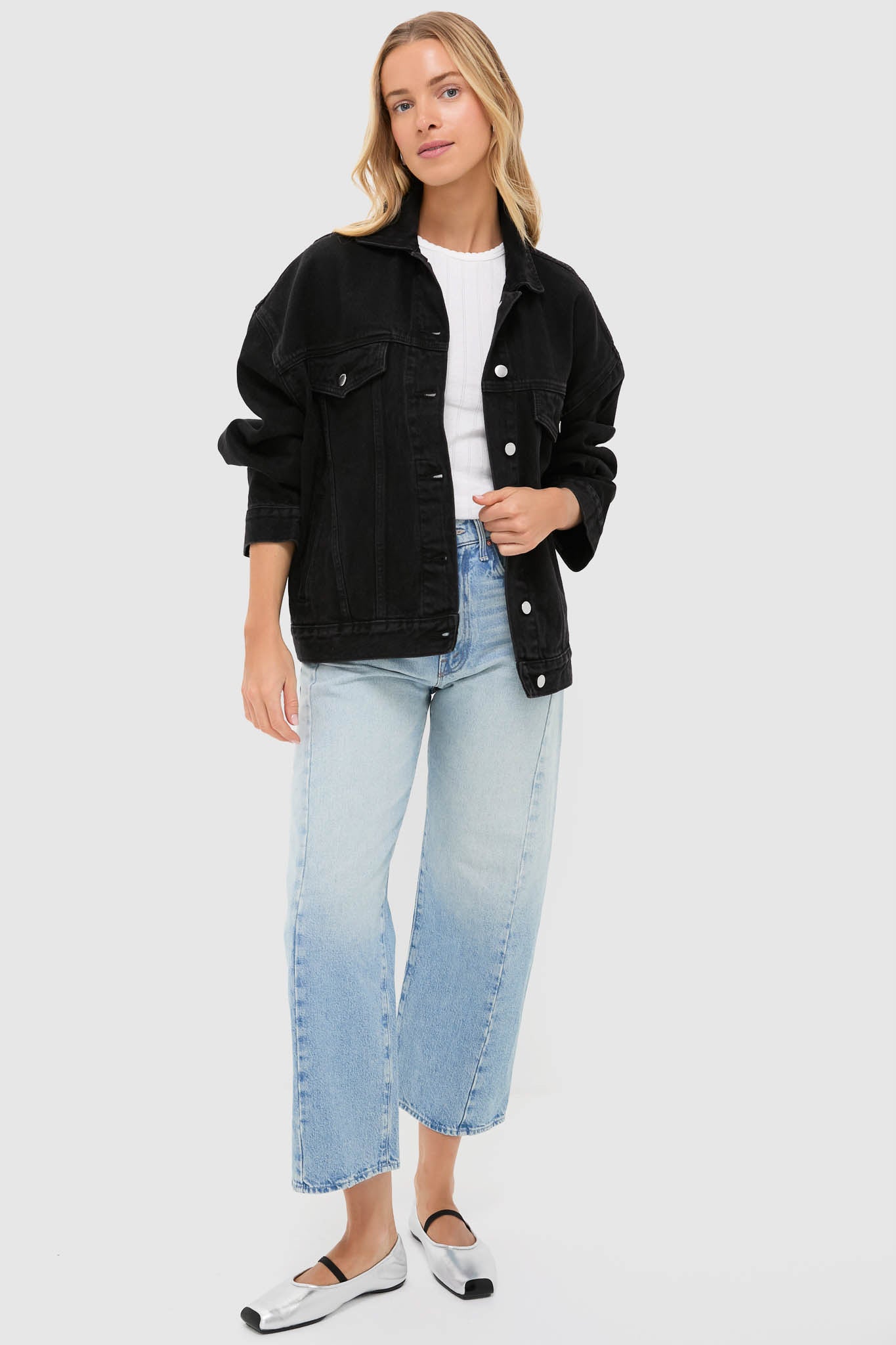 Vintage Black Sia Denim Jacket | Nude Lucy