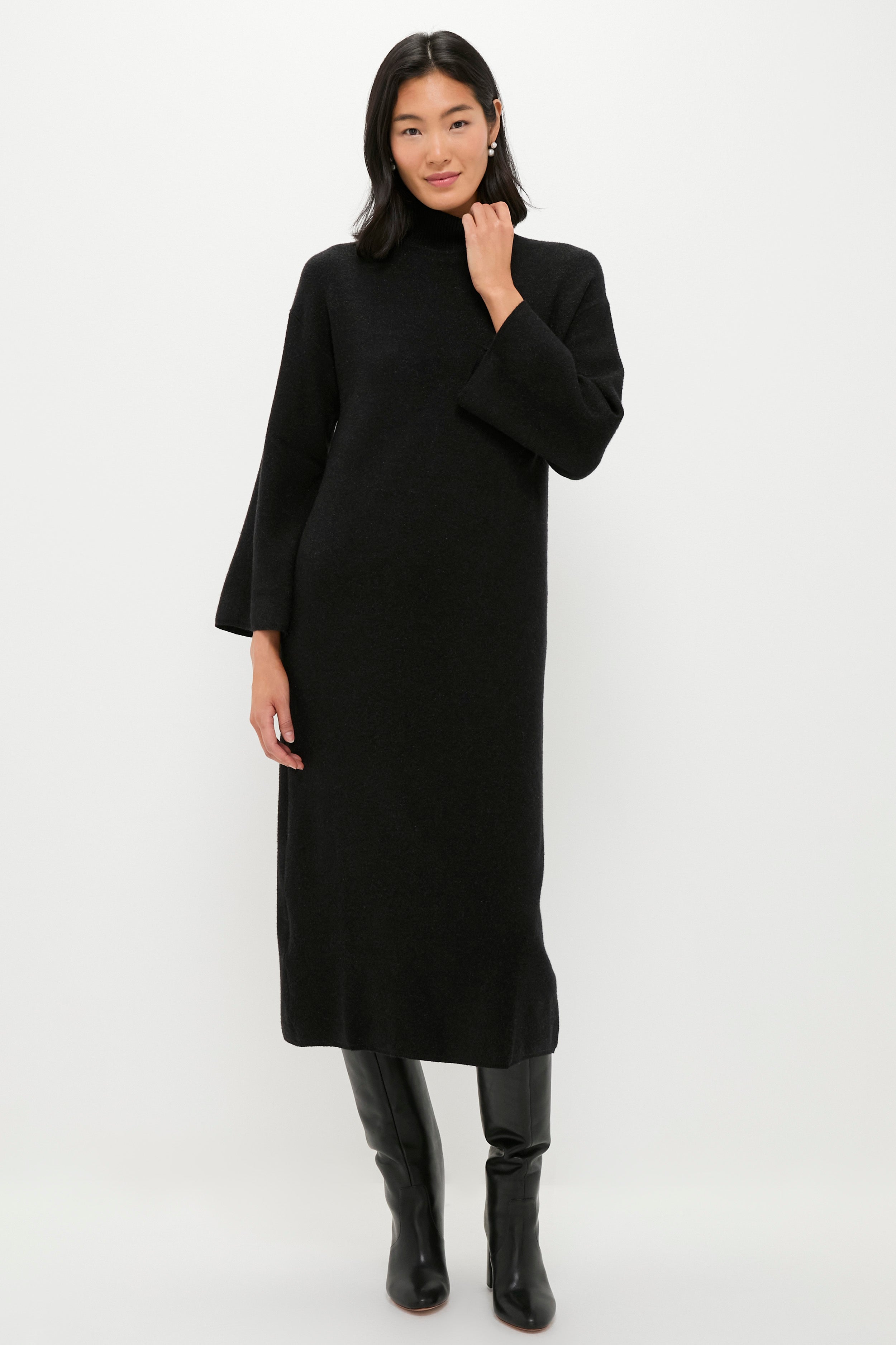 Noir Vivianne Midi Dress | Pomander Place