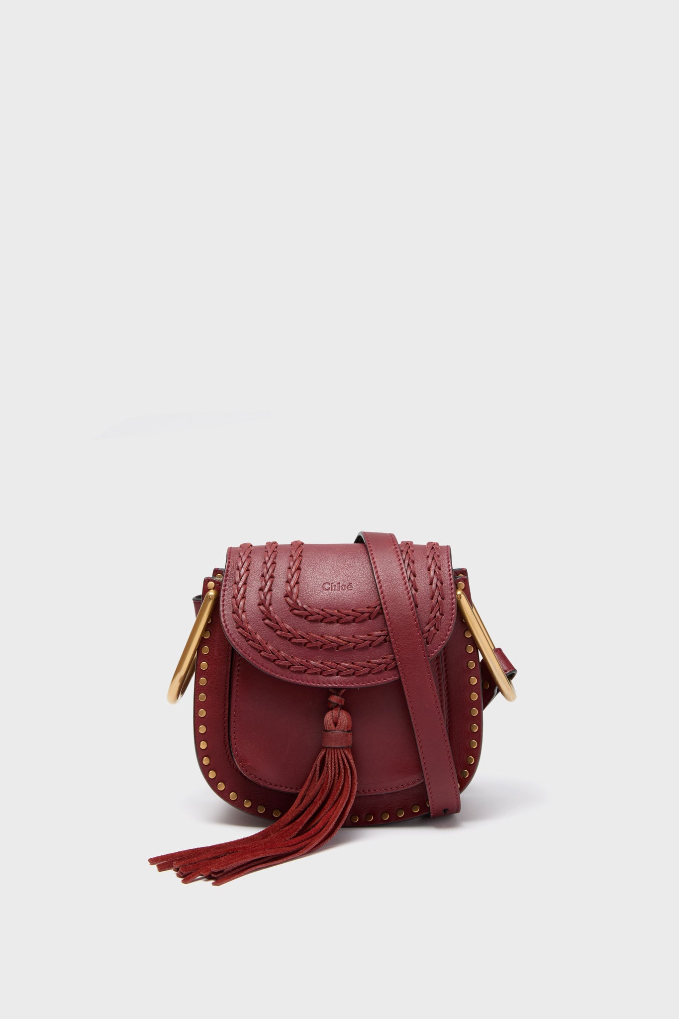 Chloe Whipstitch Leather Mini Hudson Handbag | Tuckernuck Archive