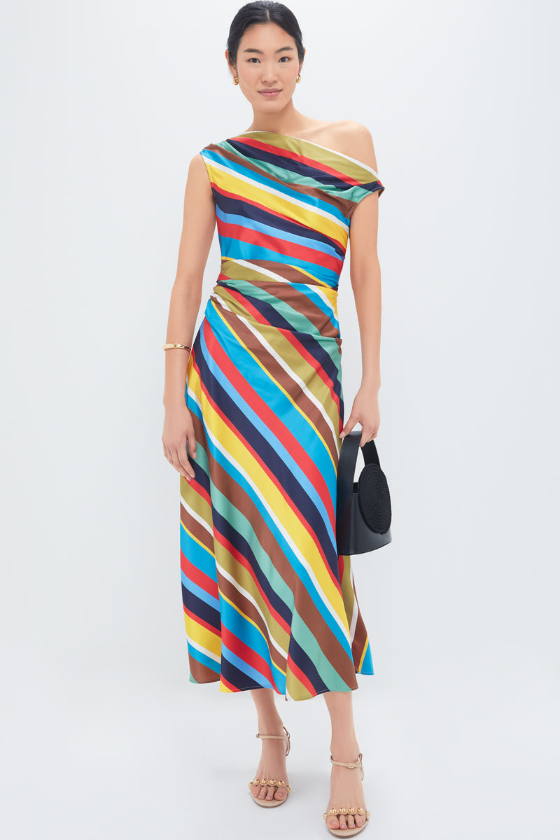 Market Stripe Phare Silk Dress