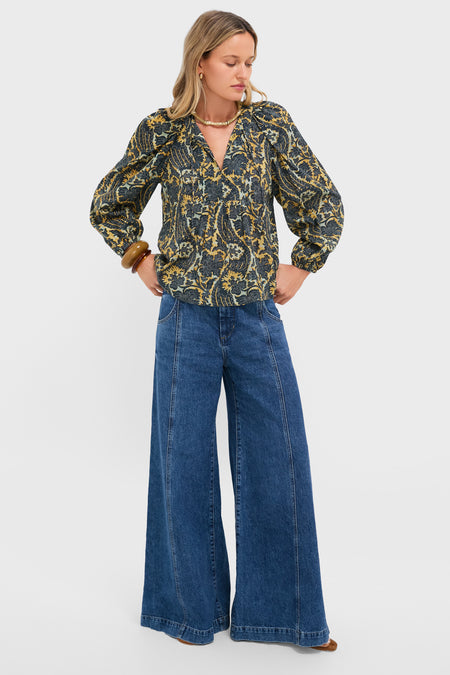 Luna Brea Long Sleeve Blouse