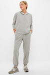 Heather Gray Cropped Eden Sweatshirt
