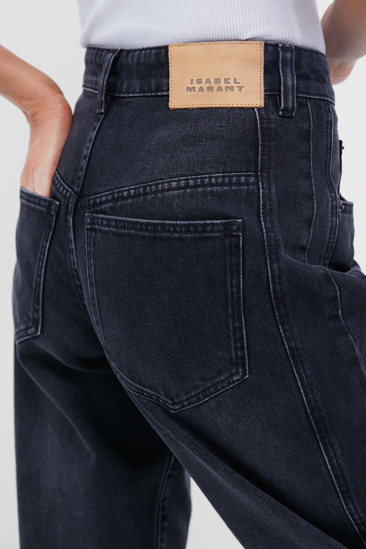 Faded Black Oriane Jeans