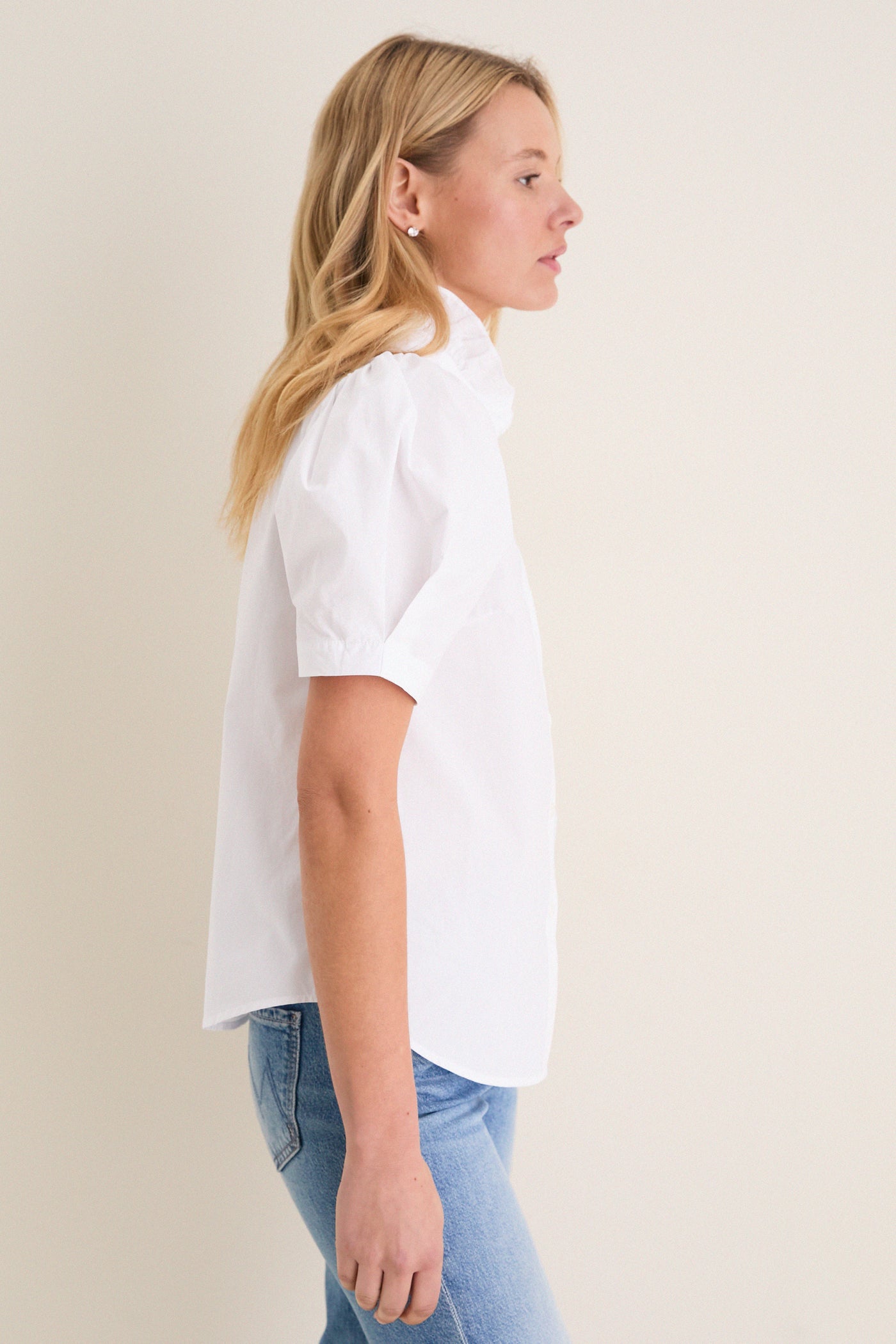 White Cotton Alicia Blouse