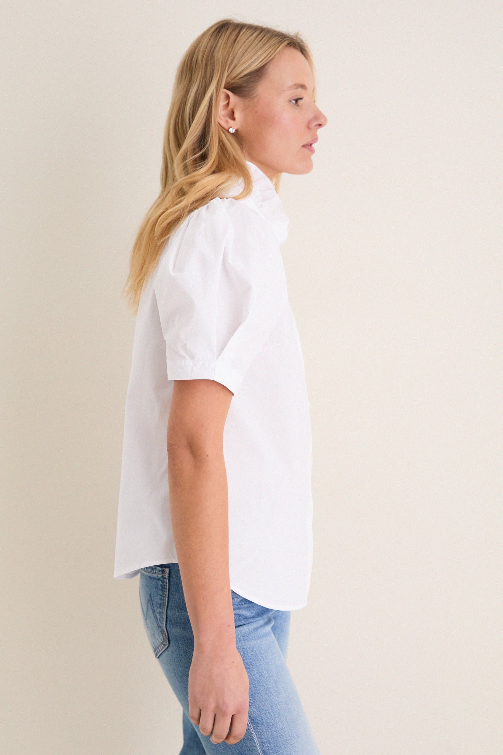 White Cotton Alicia Blouse