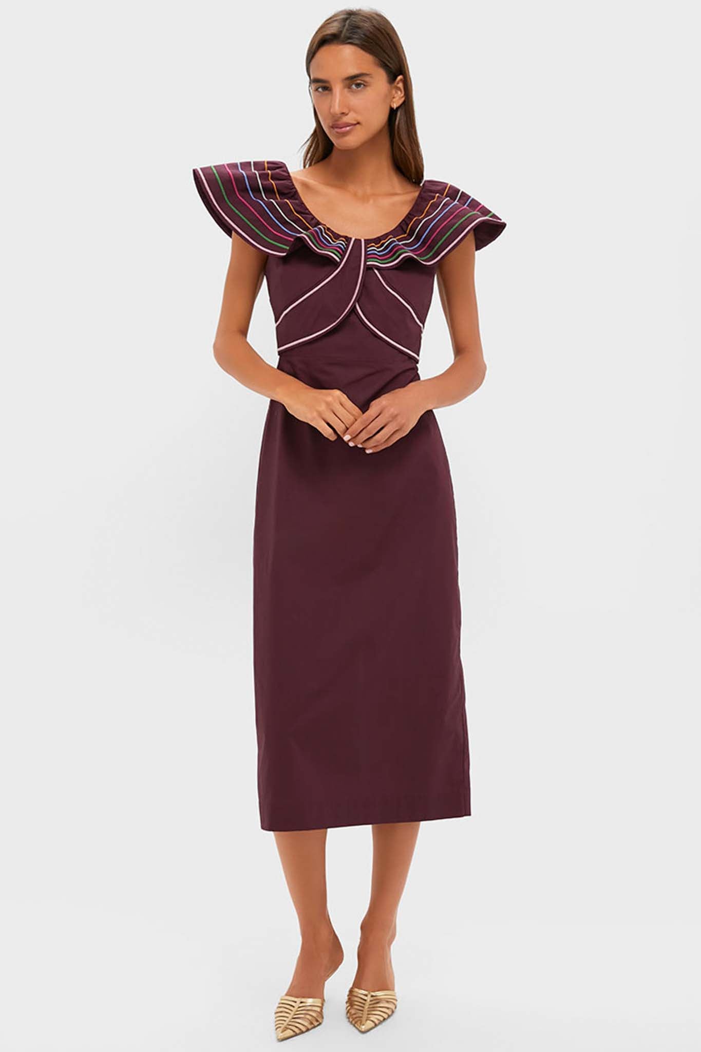 Embroidered Ellison Dress