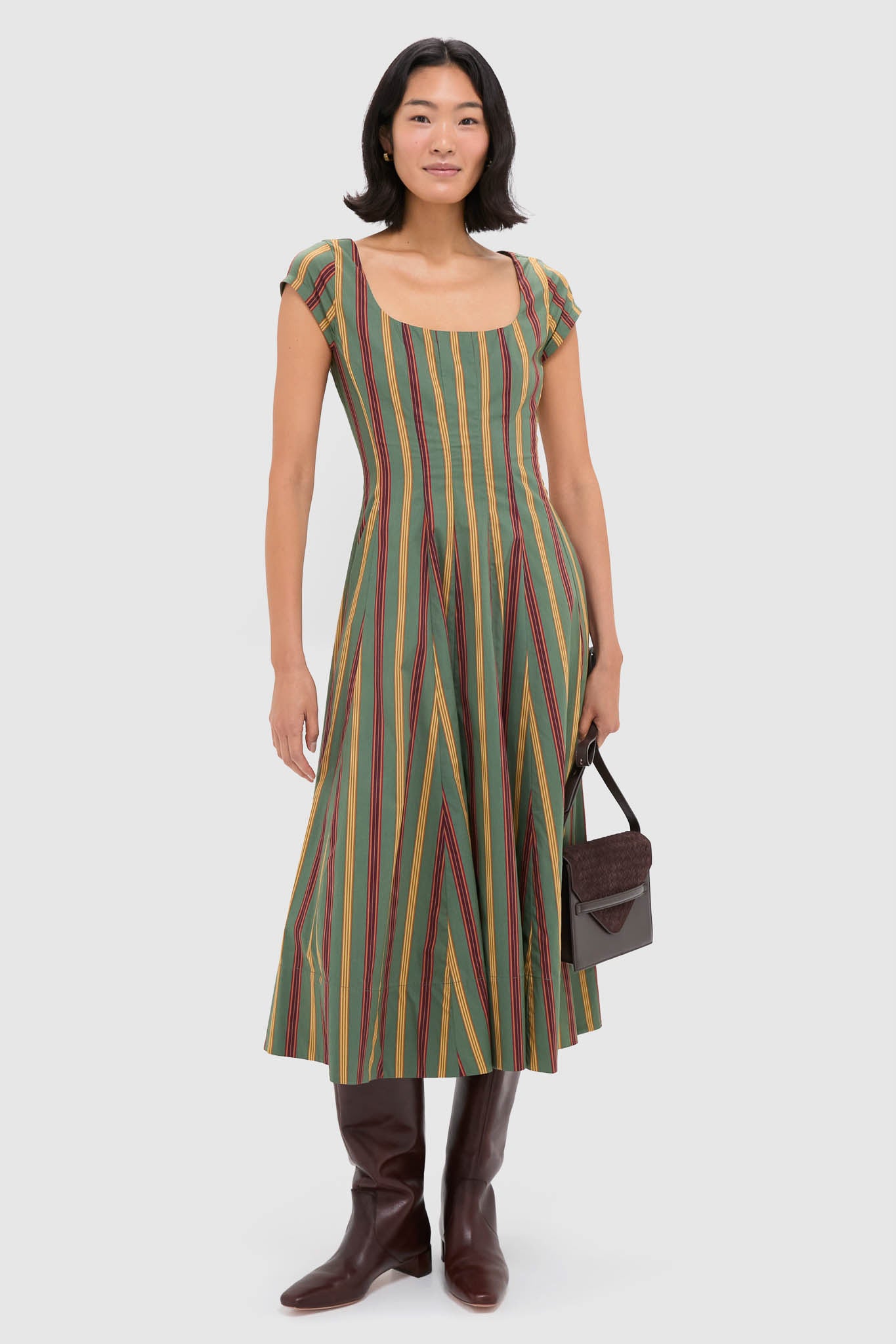 Trailblazer Stripe Short Sleeve Wells Dress