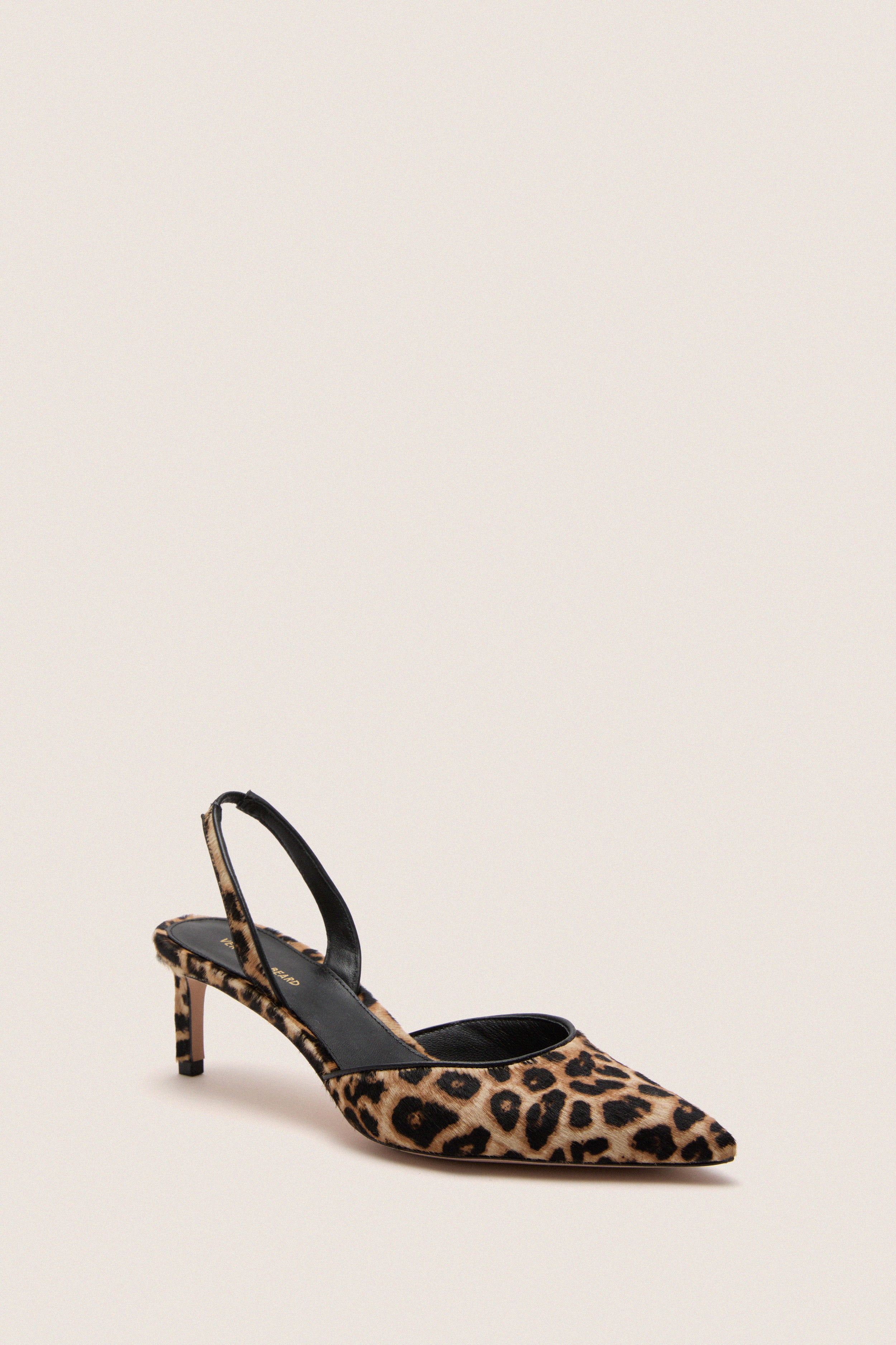 Leopard Caroline Heels