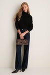 Black Cashmere Evelyn Turtleneck