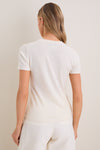 Ivory Cashmere Silk Katie Tee