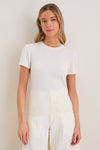 Ivory Cashmere Silk Katie Tee