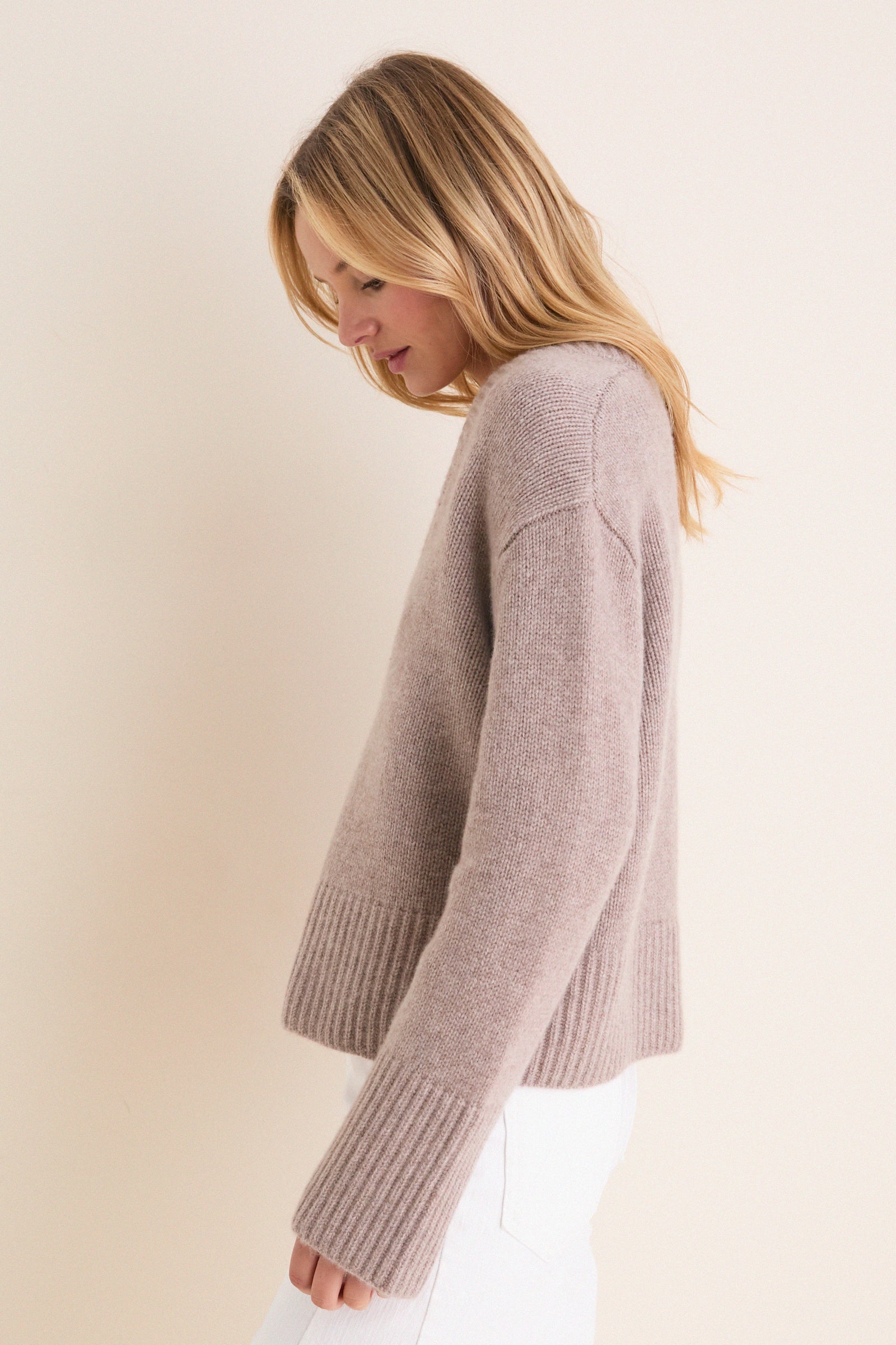 Wheat Rory Cashmere V-Neck Sweater