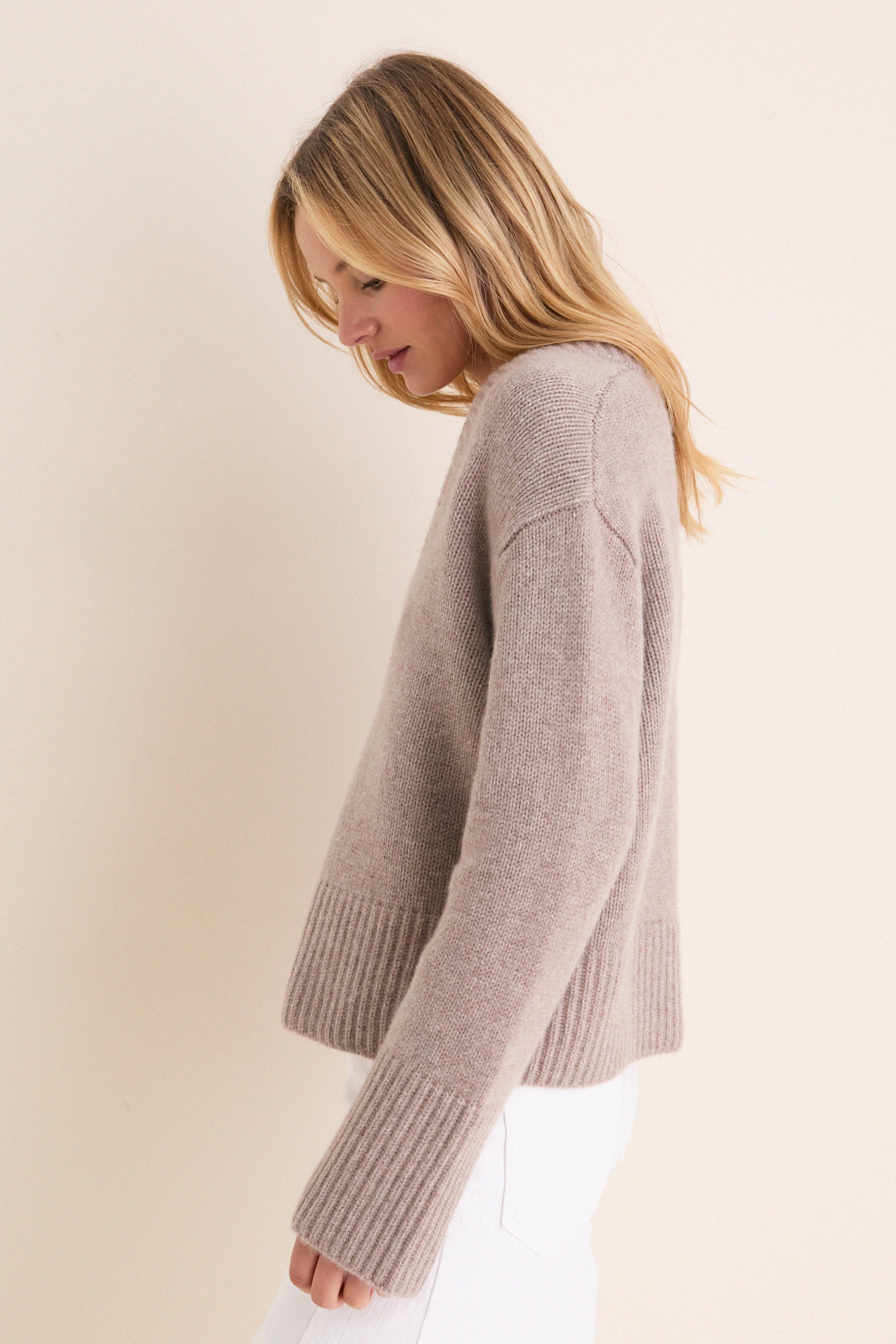 Wheat Rory Cashmere V-Neck Sweater