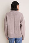 Wheat Genevieve Cashmere Wool Blend Crewneck Sweater
