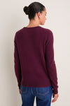 Winetasting Cashmere Elizabeth Crewneck