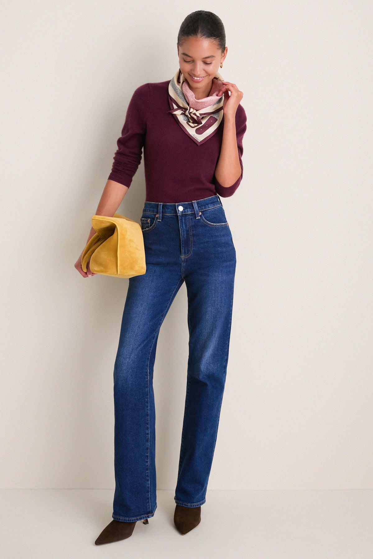 Winetasting Cashmere Elizabeth Crewneck