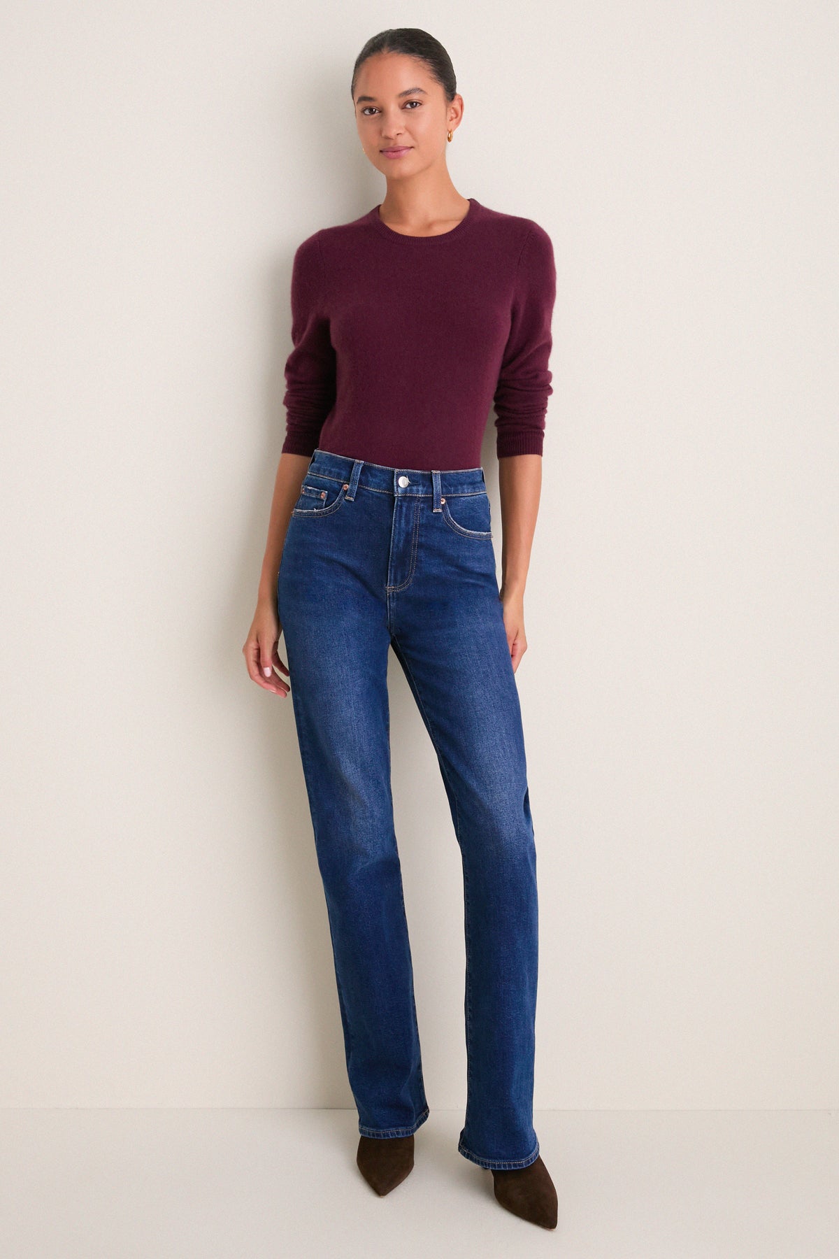 Winetasting Cashmere Elizabeth Crewneck