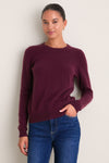 Winetasting Cashmere Elizabeth Crewneck