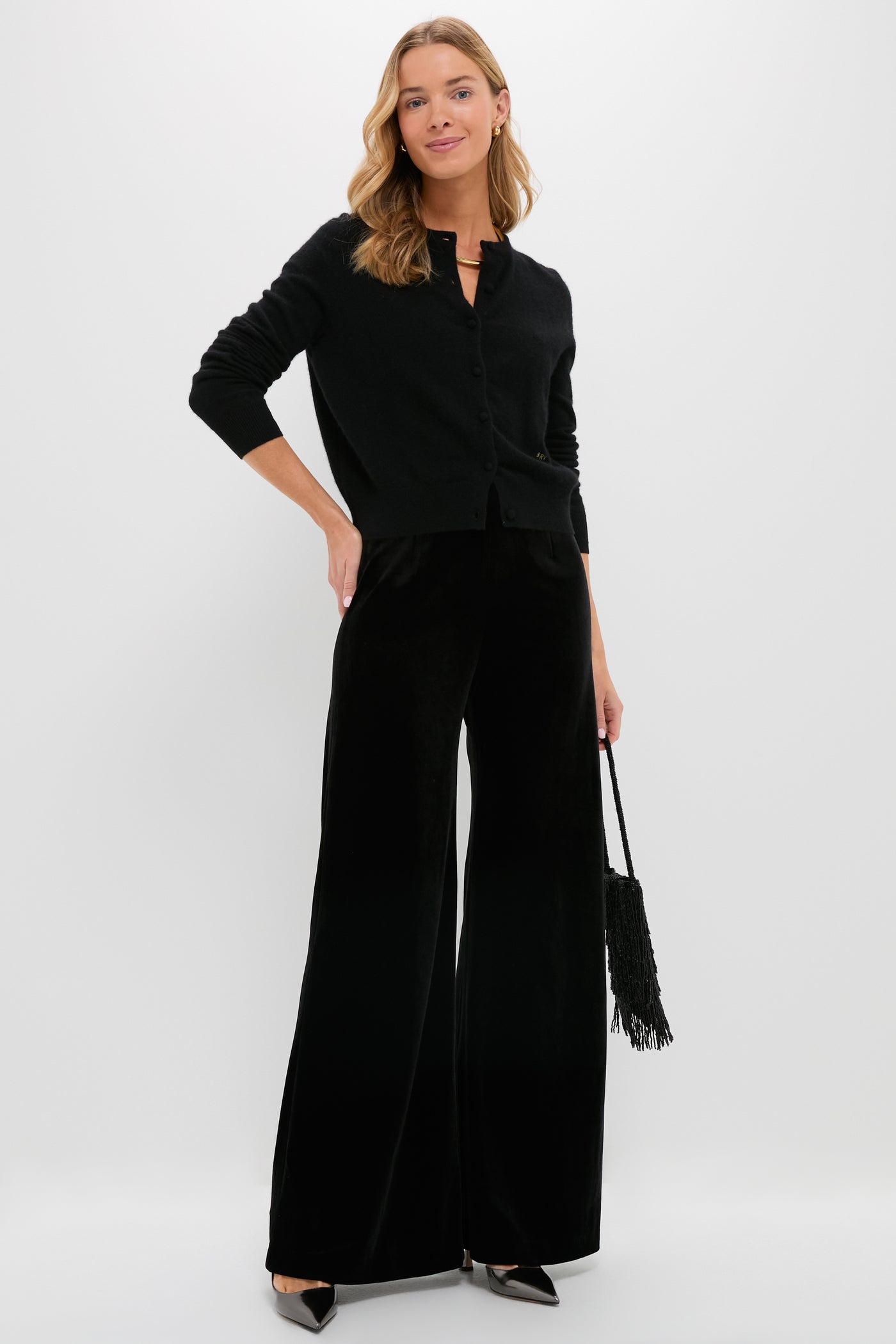 Tuckernuck Black Velvet Deja Pant Black / XXL Tuckernuck Black Velvet Deja Pant Black / XXL