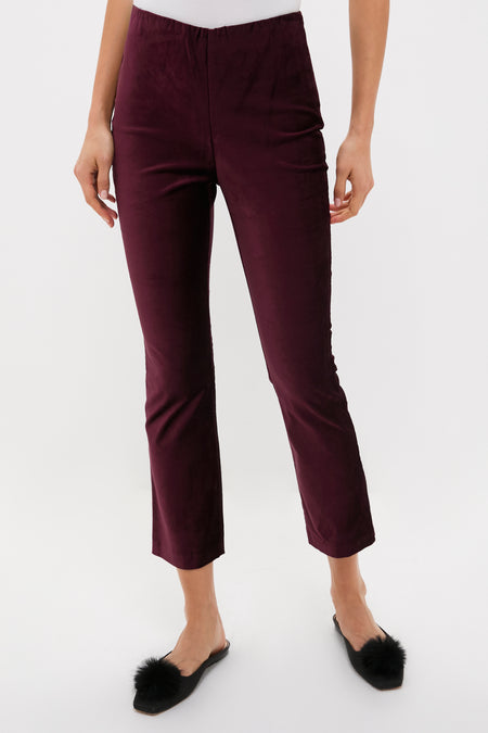 Tuckernuck Merlot Velvet Ashford Pants