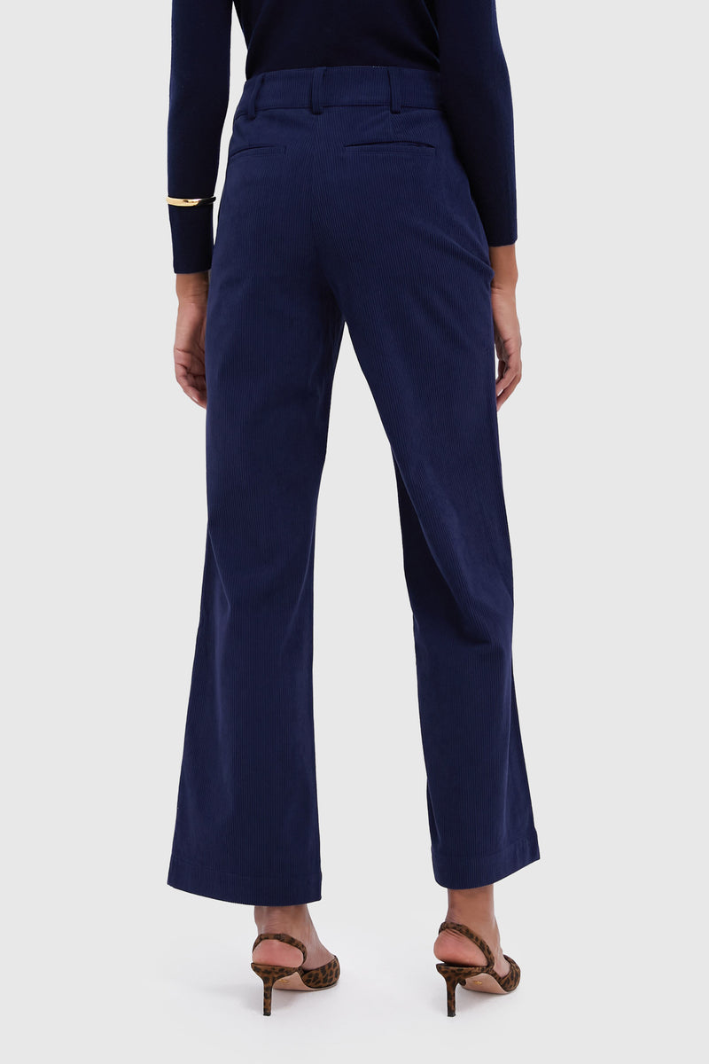 Navy Wide Whale Corduroy Hunter Pants