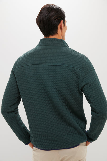 Nordic Pine Quad Quilted Quarter Zip