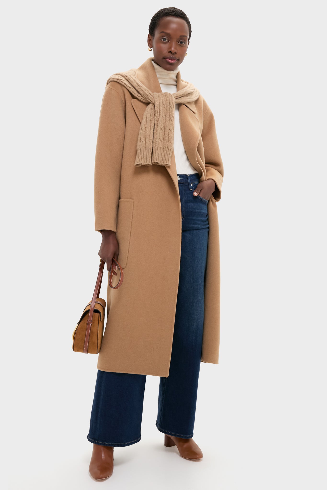 Camel Wool Trinity Coat