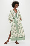 Jade Terrace Cotton Linen Rollins Dress