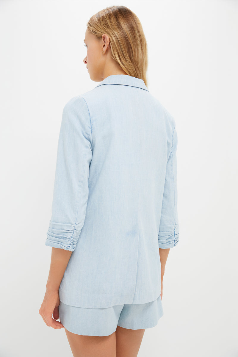 Light Wash Denim Chandra Blazer
