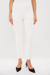 Winter White Corduroy Ashford Pants