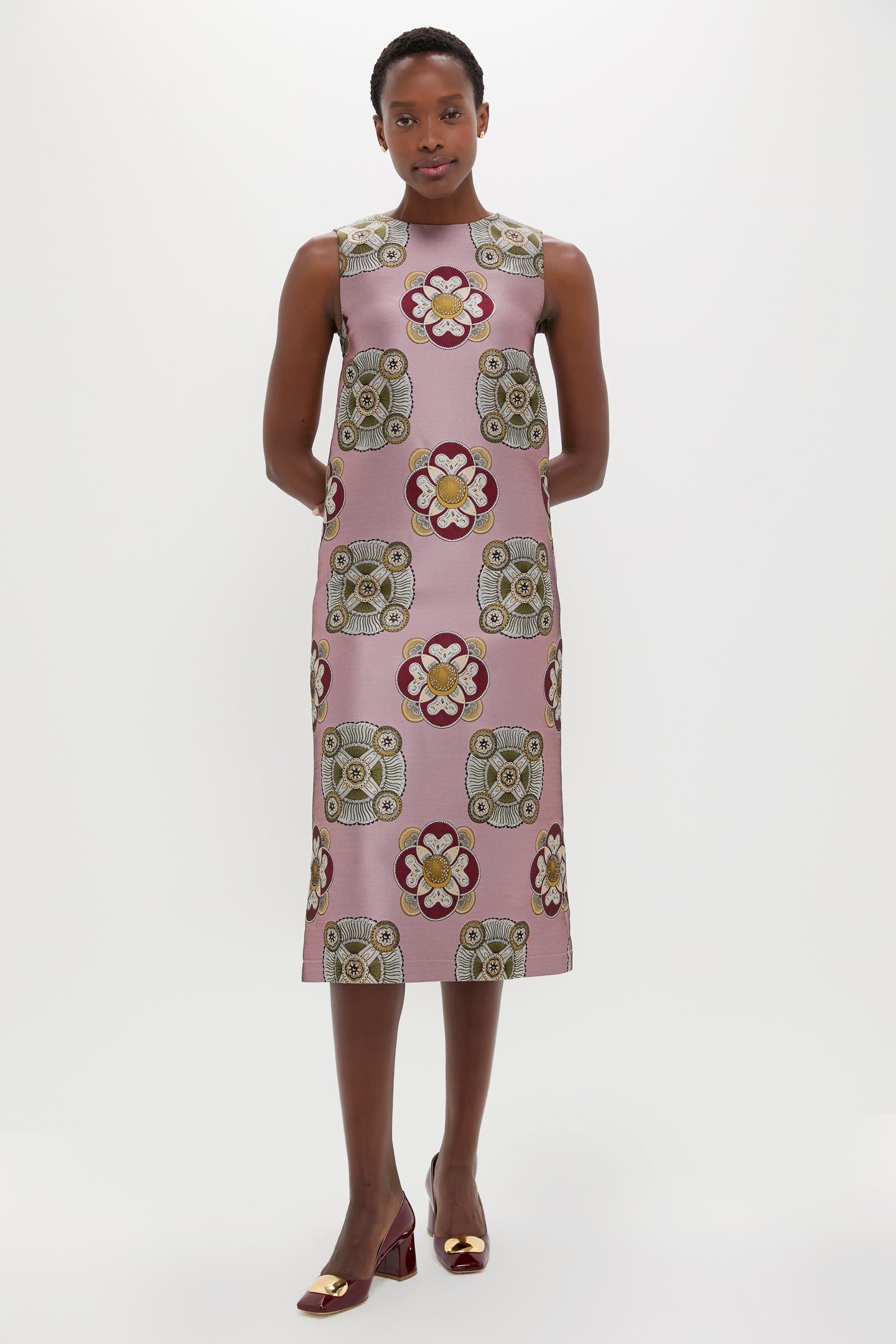 Nucleus Pink Column Dress