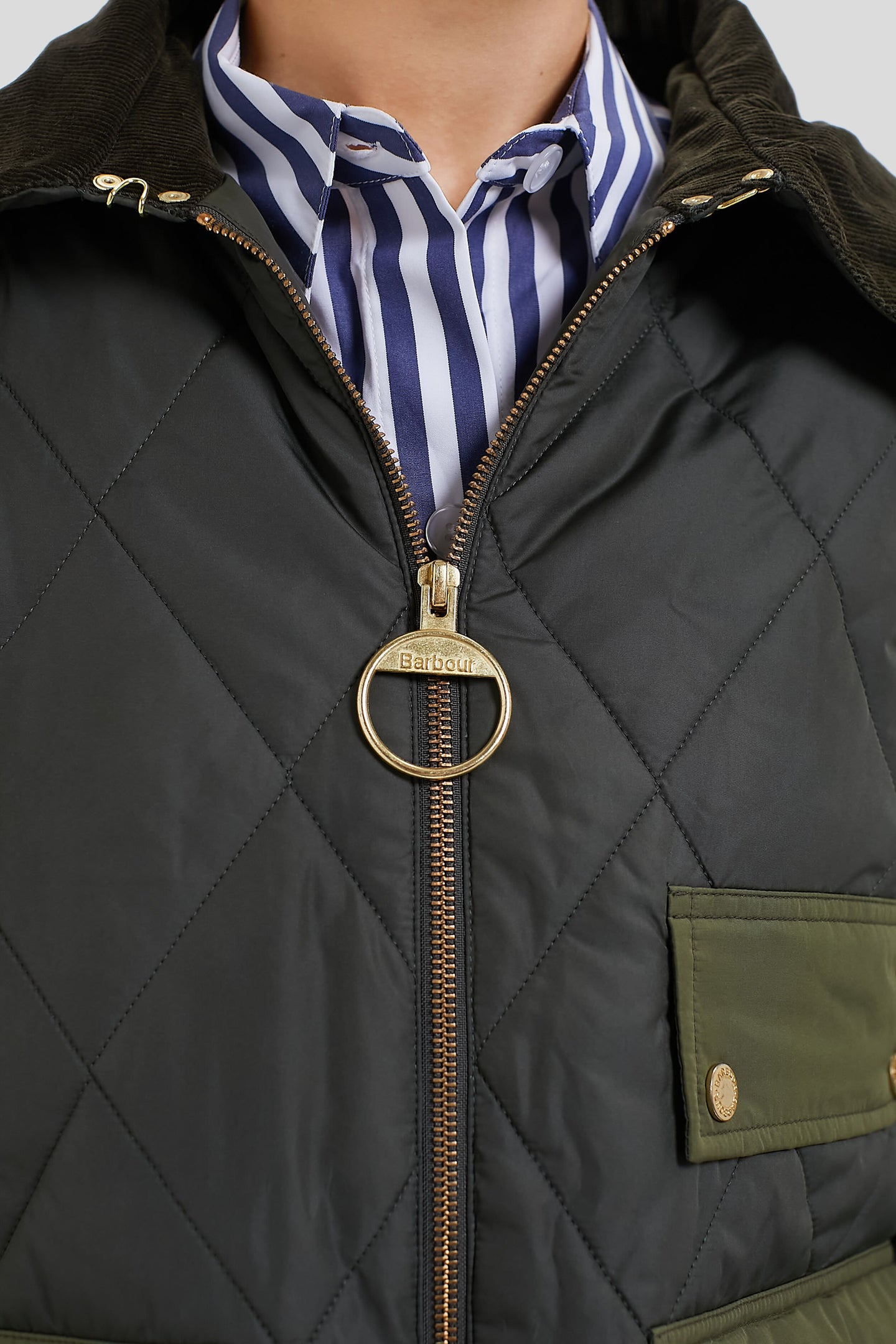 Olive Milby Quilted Jacket Barbour
