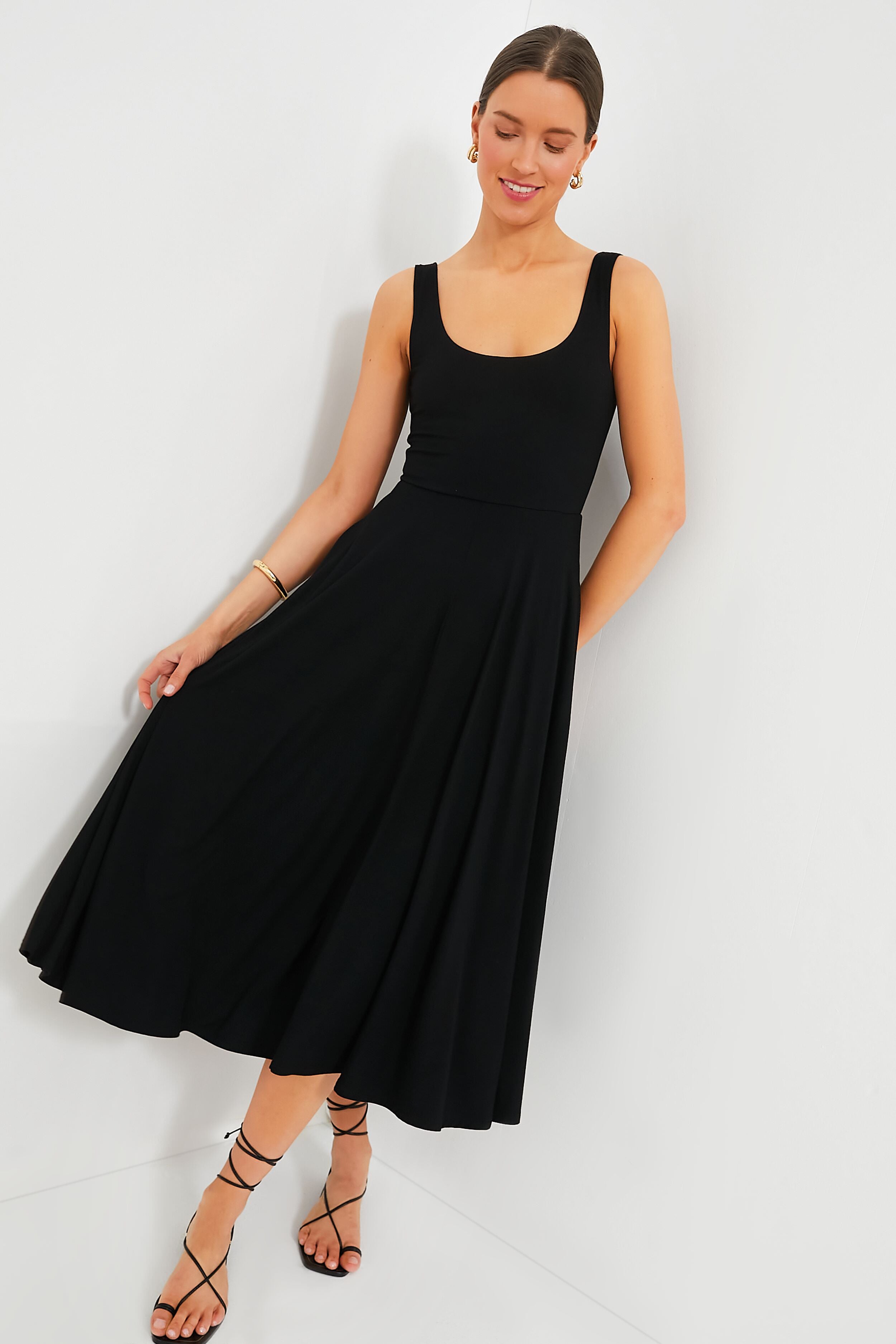 I LINE CLASSIC DRESS ブラック　 Sサイズ Ameri（アメリ）の「I LINE CLASSIC DRESS（ドレス）」 - WEAR